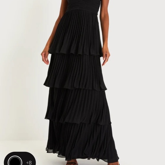 Strapless black formal gown - Picture 5 of 6
